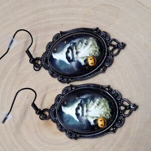 Vintage Style Black Gothic Earrings